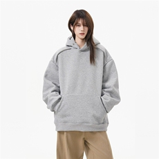 W11095-P53网图现货春季新款潮牌连帽外套重磅宽松百搭休闲卫衣，女装短外套，星座1608
