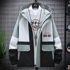 2021工装外套男秋款韩版潮流帅气短款连帽夹克男士上衣JK155-P60，男装夹克，星座1206（原A206）