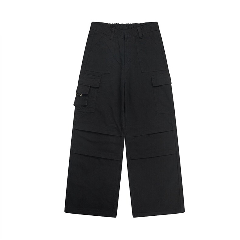 百度 纯棉水洗做旧休闲裤长裤工装裤直筒裤A014-DY25216-P70控98图片