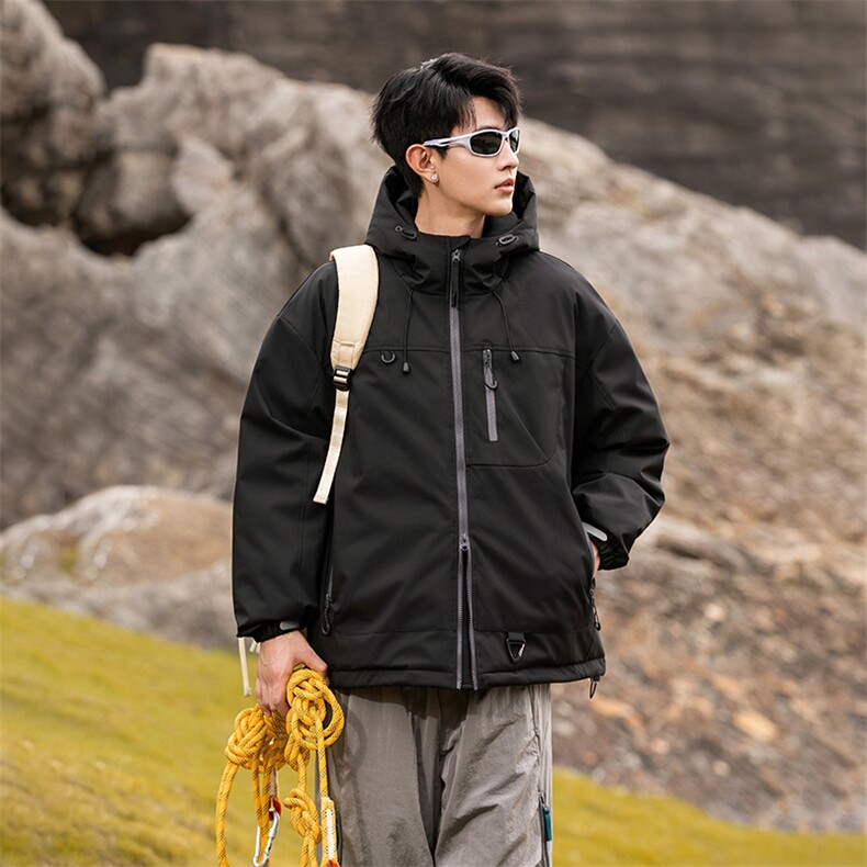 311B-1-YZ-9233-P195控339大码潮牌提花情侣百搭立领羽绒服,男装羽绒服,星座311B-1