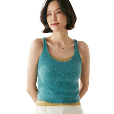 时尚百搭35%羊绒背心秋季必备叠穿单品显瘦修身设计舒适保暖，女装背心吊带，绒创羊绒