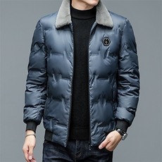 BJM1150钱塘2020-2冬季厚款时尚休闲简约中年男士棉衣货稳P75，男装棉衣，钱塘207-2