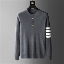 2023新款卫衣男士上衣针织衫长袖T恤P105，男装针织衫/毛衣，电商D223-1