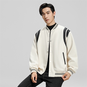 无影墙 拼接潮流棒球服夹克男士立领秋季新款休闲外套 JK111-P100图片