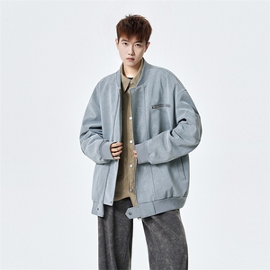 2026春季新款现货皮衣男棒球领夹克外套DSA157B-JK7957-特P75图片