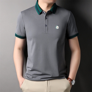夏季Polo衫纯棉商务休闲男装短袖t恤宽松翻领半袖体恤HP88318-P60图片
