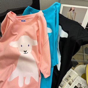 男圆领T恤宽松短袖T513P30图片