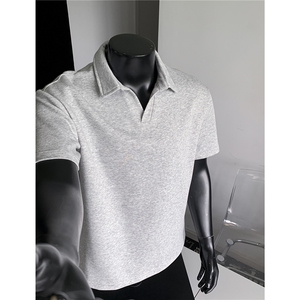 主推POLO衫夏季翻领半袖上衣cleanfit正肩海鸥领短袖t恤S442特P28图片