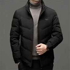 羽绒服男士中青年商务休闲立领白鸭绒上衣冬季加厚保暖男装外套，男装羽绒服，电商B212（原钱塘6029）