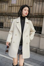 双面貂绒呢外套，其它，新依佳人