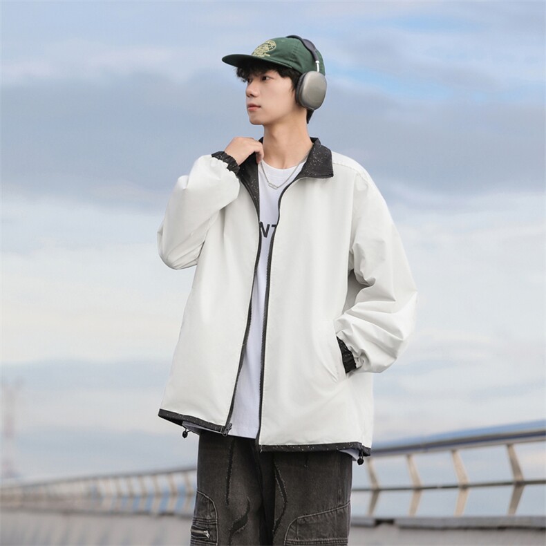 满天星防水两面穿夹克得物超高品质可供二开JK811特P5578,男装夹克,星座215-2（原311A-2）