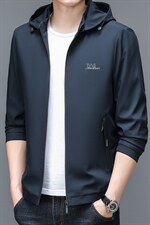 BJ22350钱塘2020-2中青年男士春秋连帽薄款时尚休闲夹克外套P79，男装夹克，钱塘207-2