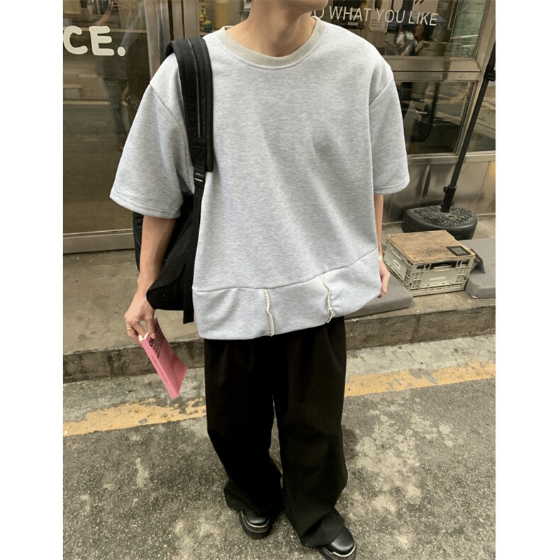 T恤男士短袖韩版潮流痞帅百搭宽松2024夏季新款ins体恤ST410-P35,男装T恤,星座412-2