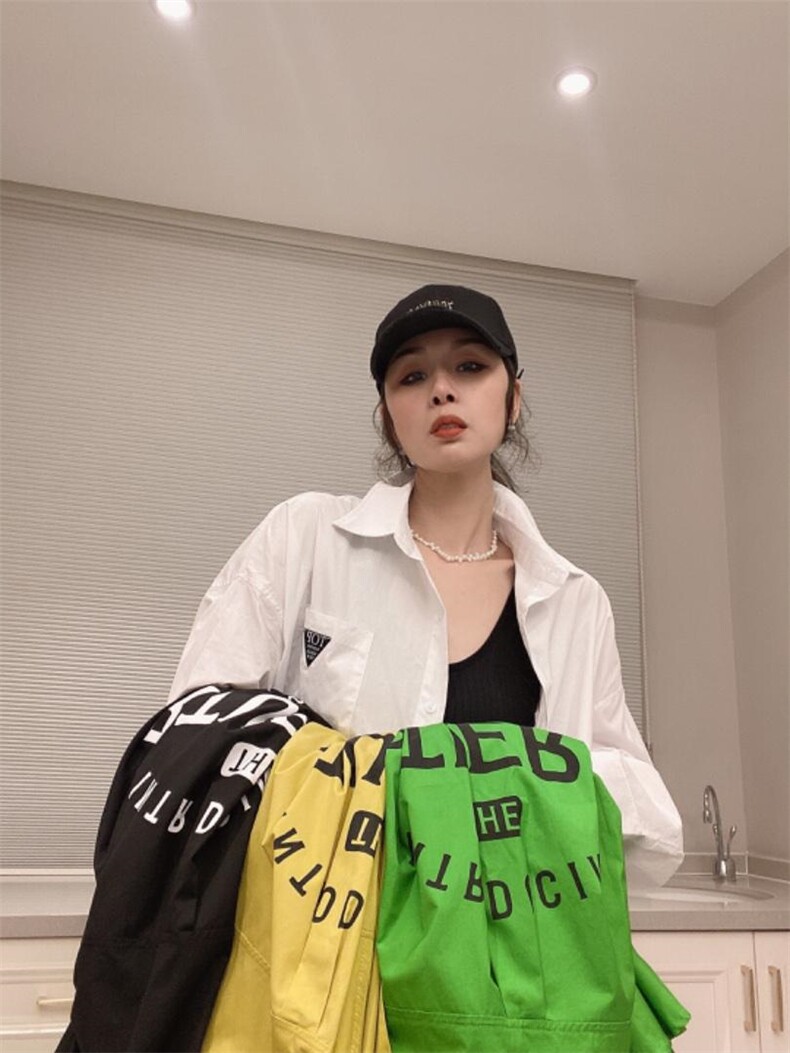 4色字母防晒衬衣，其它，可纳奇