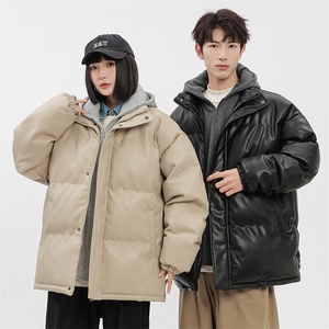潮流宽松连帽棉衣百搭休闲棉服A161-7707图片