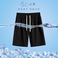 2024夏季新款DF516TP15外穿运动短裤男ins薄款速干冰丝裤子西装裤，男装休闲裤，电商A102-1