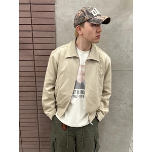 网图短款麂皮绒夹克春季时尚外套1209-1-JK21-P90主推可谈
