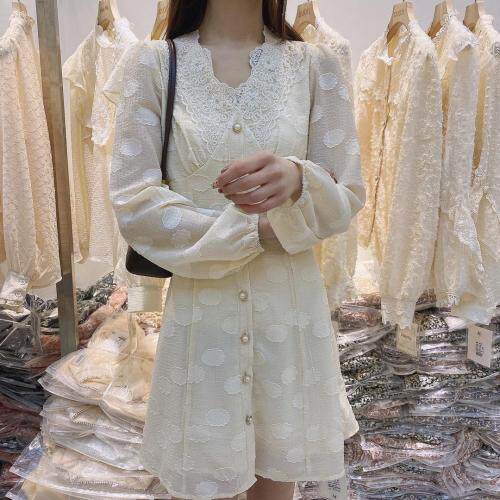 春季韩版修身连衣裙，女装连衣裙，朵缇