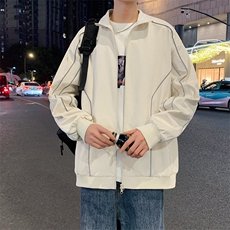 新款秋季港风夜景冲锋衣立领夹克男现货DSA157B-J1567-P70，男装夹克，电商A157B