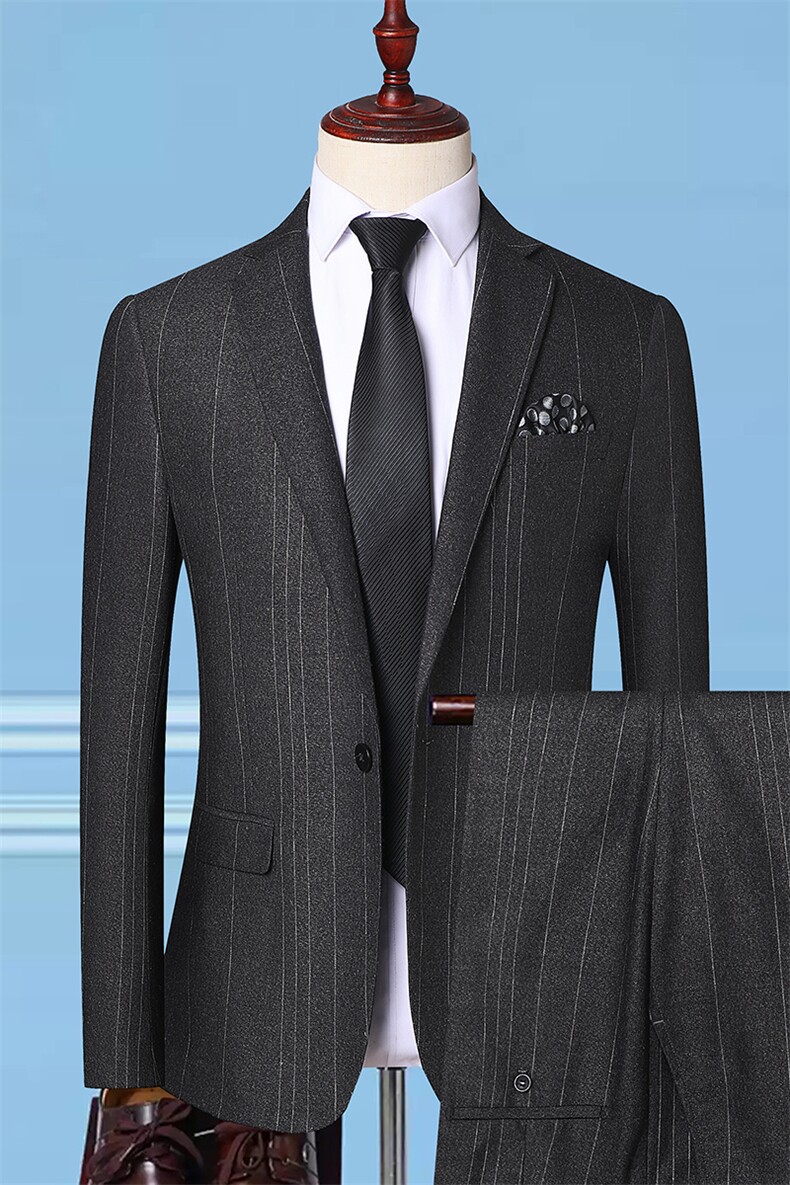 GDN225男士2021秋季西服礼服西装修身商务休闲男装西装套装P235,男装西服套装,电商B360