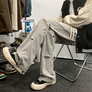 XZ616 秋冬季宽松百搭灯芯绒玉米粒抽绳休闲裤 TY954 P45控58图片