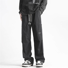 日系个性工装宽松休闲裤男高街潮流长裤子KK636/特P40，男装休闲裤，电商D202-1