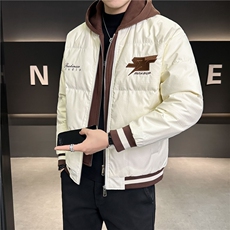 2024新款男士羽绒服短款连帽帅气鸭绒外套B240-YR6805-P210，男装羽绒服，电商B240