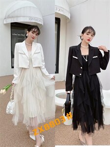 【】两件套连衣裙，女装连衣裙，芷炫