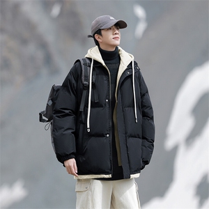 冬季棉服新款 D4134-TP75不 休闲宽松保暖优质棉假两件面包服图片
