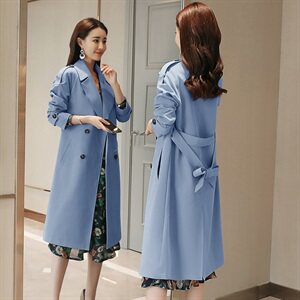 中长款西装风衣女春秋季2025年新款气质收腰显瘦早春今年流行外套图片