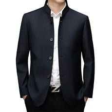 AE8088钱塘2020-3男士春秋中山装外套数据好常年款主推P195，男装夹克，钱塘207-3
