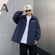 W9904-X119-P89--新款印花夹克-聚酯纤维，男装夹克，电商B225