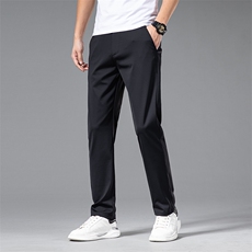 DS1518钱塘2020-3主推冰丝高弹西裤男士商务休闲裤直筒长裤P72，男装休闲裤，钱塘207-3