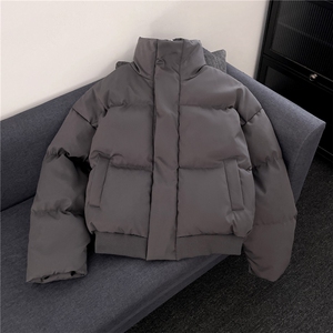 短款棉服男款冬季加厚保暖衣服男女2025新款韩版痞帅宽松棉衣外套图片