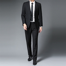 男装中青年纯色上衣潮2023新款春季西服男士外套上衣套装，男装西服套装，电商B212（原钱塘6029）