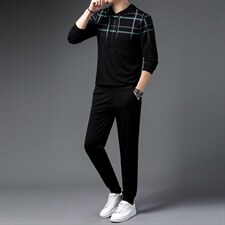 CAG202钱塘2020-2春秋新款休闲时尚帅气潮流中青年男士套装P97，男装休闲套装，钱塘207-2