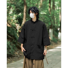 男士唐装衫春夏季2024新款C4538P43，男装民族服装，星座1116-2
