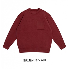 MY41-P75红色毛衣，男装针织衫/毛衣，星座1501-3