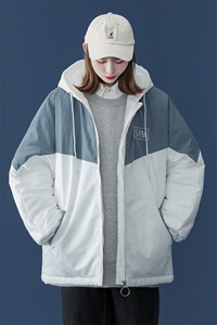 1港风女士情侣潮牌棉袄大码M-5XL工装棉服装7786特P60严控98图片