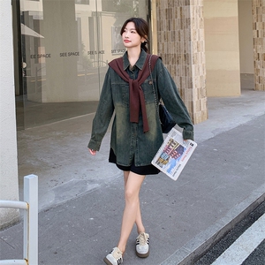 牛仔衬衣图片