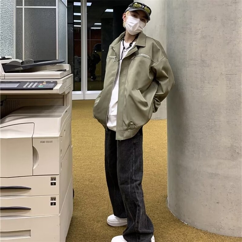 青春流行男春季夹克文艺潮外套Y6591P65图片