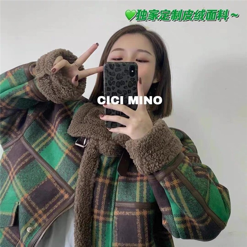 皮毛一体外套。新定制面料，其它，欧妮卡蒂蔓