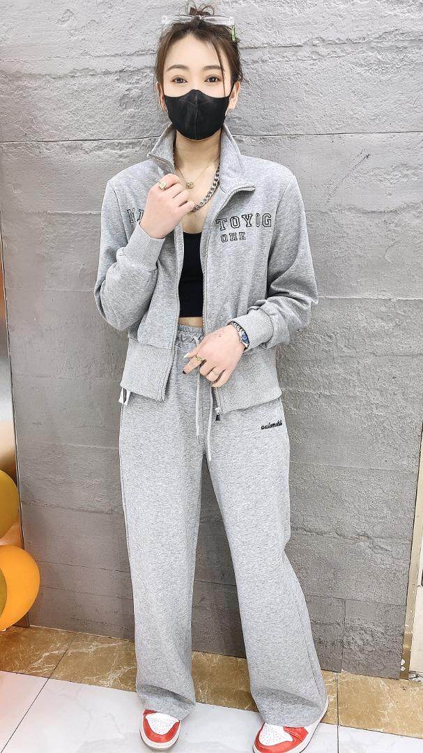 刺绣阔腿裤套装春款上新，女装职业装，帝瀛 DY