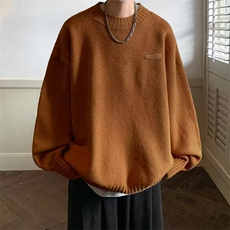 毛衣男生秋冬季潮牌日系针织衫2025宽松内搭款线衣服，男装针织衫/毛衣，星座1210-1