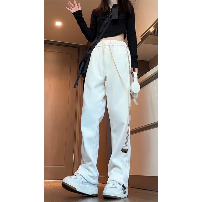 2025HK23834改薄秋季新款港风内景织带卫裤M-5XHK23929-特P35，男装休闲裤，电商A022