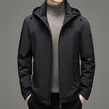 2023年新款羽绒服中年男士短款连帽羽绒冬季男装SNNYR86R012-P205，男装羽绒服，电商B212（原钱塘6029）