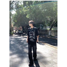 网红同款牛仔裤2025时尚男春秋季社会精神小伙舒适宽松潮流痞帅气，男装牛仔裤，星座506A