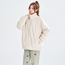 现货美式高街休闲夹克冬季三防立领纯色户外工装加厚棉服外套，男装夹克，电商A486