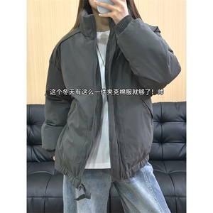 现货冬季美式休闲加厚雪山外套夹克立领纯色三防户外工装棉服图片