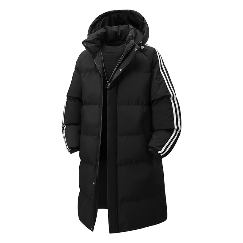 支持二开冬装加棉加厚中长款面包服棉服男女棉衣外套M818-P100,男装棉衣,电商A441